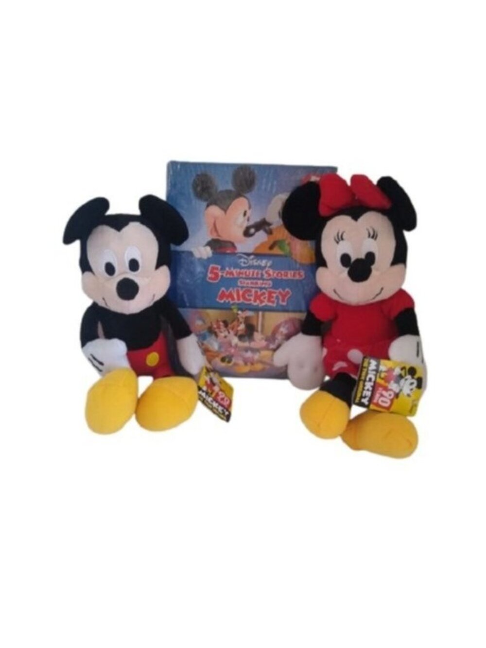 Disney Mickey + Minnie Plush with 5 Story Book Set Kohl's Cares